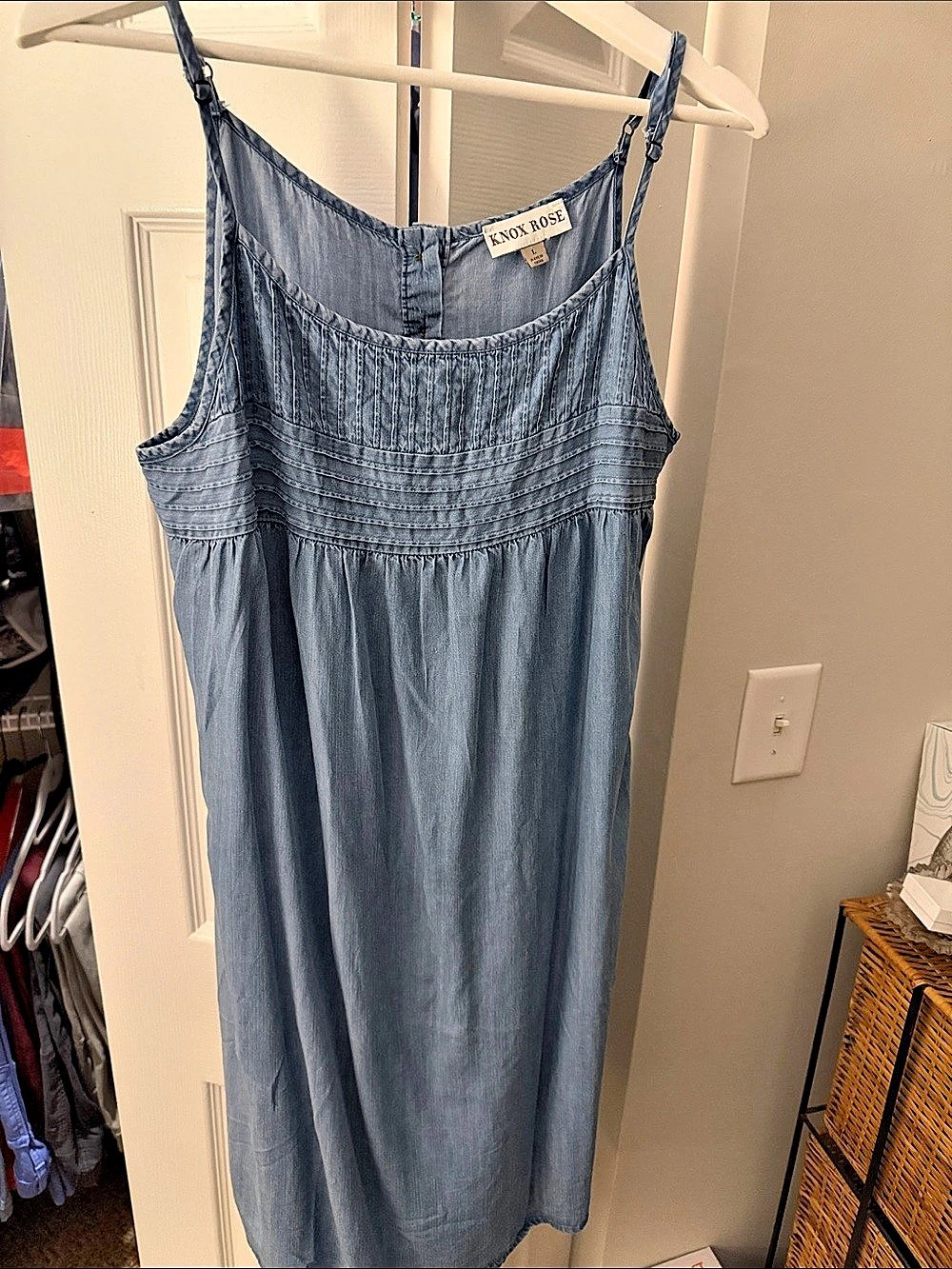 Knox Rose Blue Sleeveless Maxi Dress Like New
